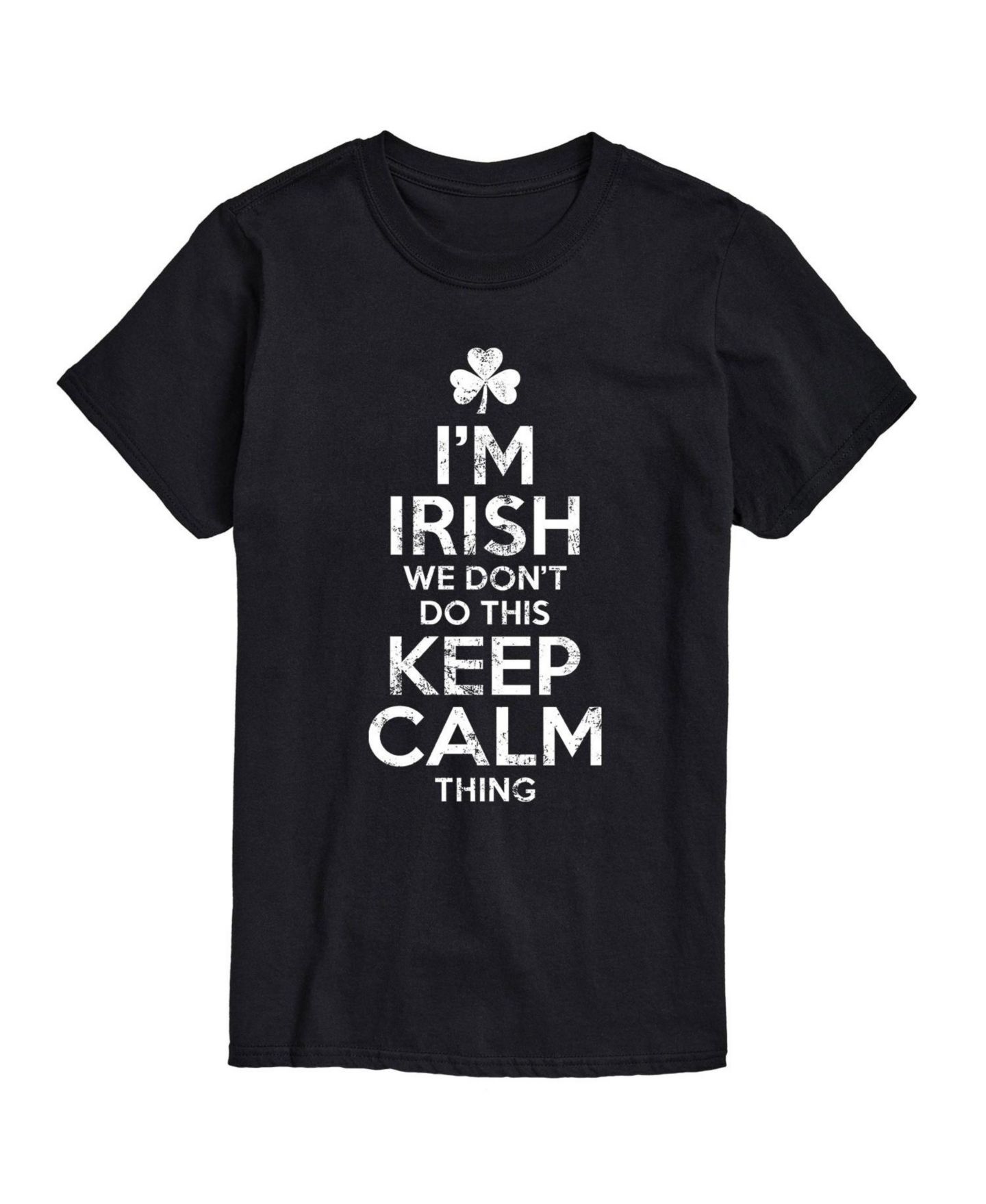 Мужская футболка AIRWAVES Irish Don't Keep Calm Graphic, цвет: Чёрный — фото 1