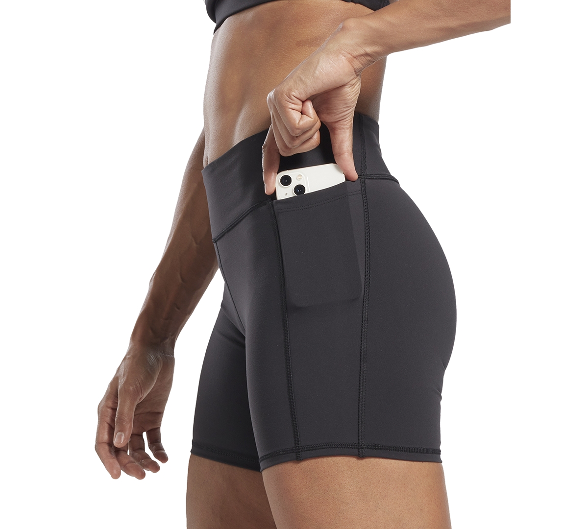 Reebok Women's Lux High-Rise Sweat-Wicking Short