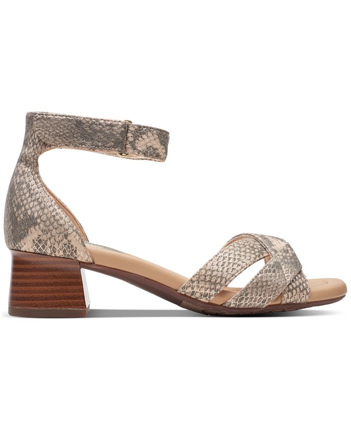 Clarks Women's Desirae Lily AnkleStrap Sandals Macy's