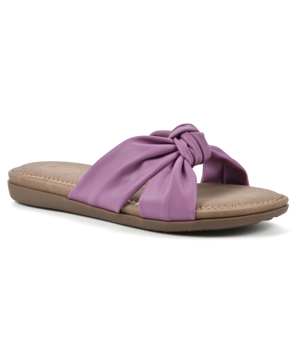 Cliffs By White Mountain Fanciful Slide Sandal In Orchid/ Smooth
