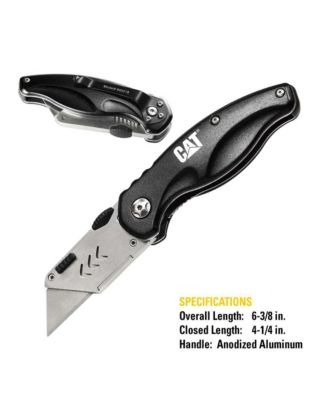 Folding Utility Knife with Safety Lock and Comfort Handle