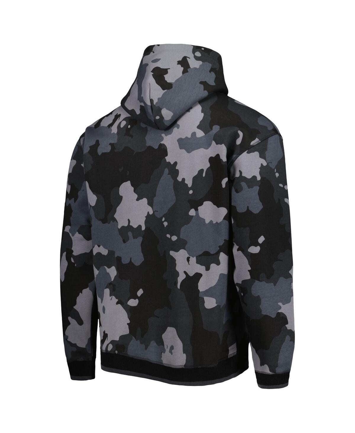 Shop The Wild Collective Men's  Black Seattle Seahawks Camo Pullover Hoodie