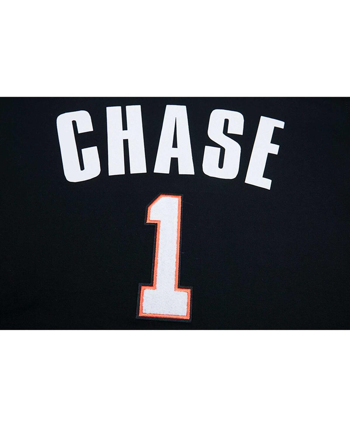 PRO STANDARD MEN'S PRO STANDARD JA'MARR CHASE BLACK CINCINNATI BENGALS PLAYER NAME AND NUMBER HOODIE T-SHIRT 