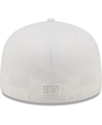 Men's New York Yankees White on White 59FIFTY Fitted Hat