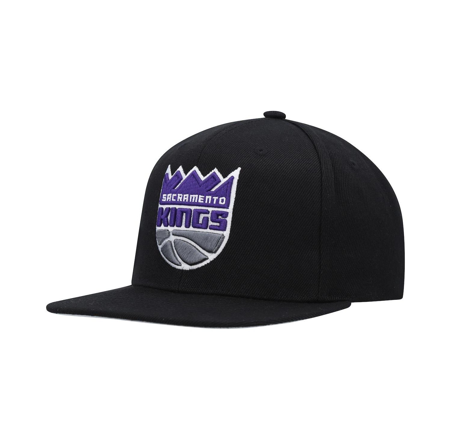Men's Black Sacramento Kings Side Core 2.0 Snapback Hat