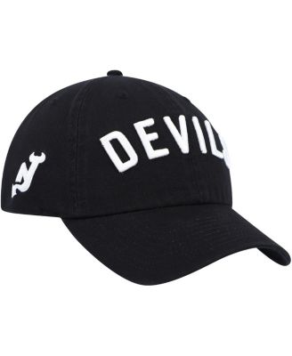 Men's Black New Jersey Devils Clean Up Adjustable Hat
