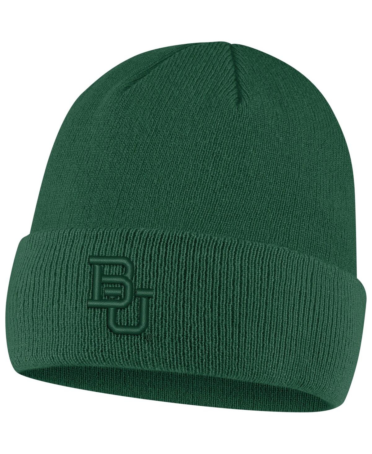 Nike Men's  Green Baylor Bears Tonal Cuffed Knit Hat