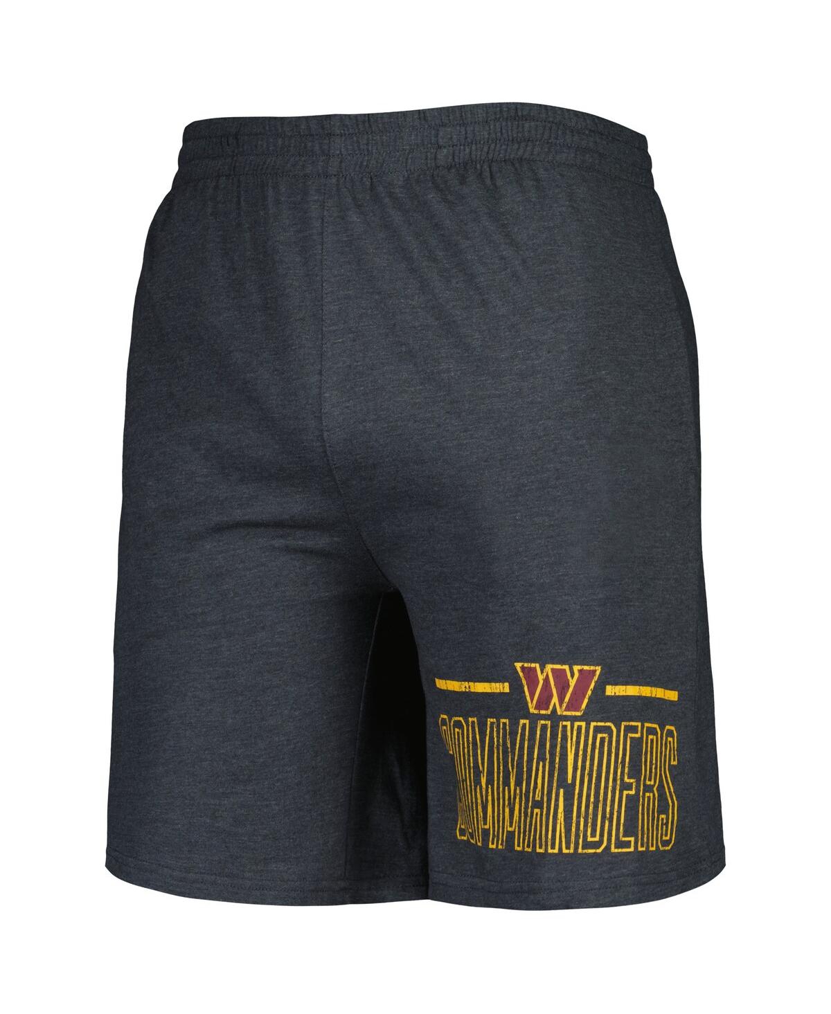 Concepts Sport Men's  Burgundy, Charcoal Washington Commanders Meter T-shirt And Shorts Sleep Set In Burgundy,charcoal