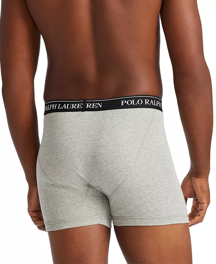 Men's 3-Pack Classic Cotton Boxer Briefs - thumbnail 6