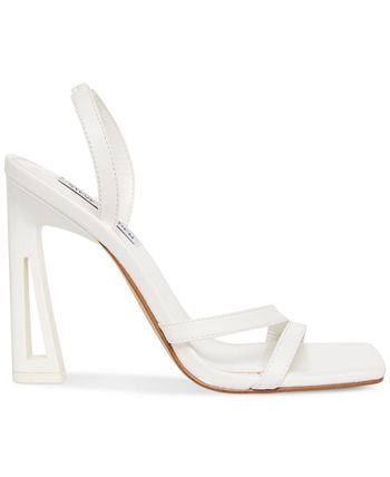 Steve Madden Women's Forcee Strappy Architectural Dress Sandals - Macy's