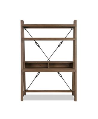 Autumn Flint Oak Home Office Ladder Desk