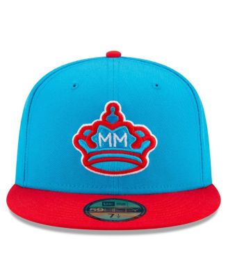 Men's Blue, Red Miami Marlins City Connect 59FIFTY Fitted Hat