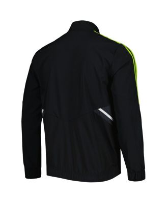 Men's Black Manchester United Presentation AEROREADY Full-Zip Jacket