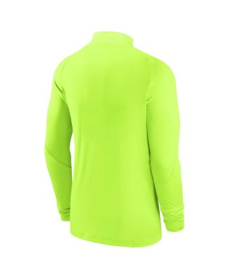 Men's Yellow Tottenham Hotspur Strike Drill Performance Raglan Quarter-Zip Long Sleeve Top