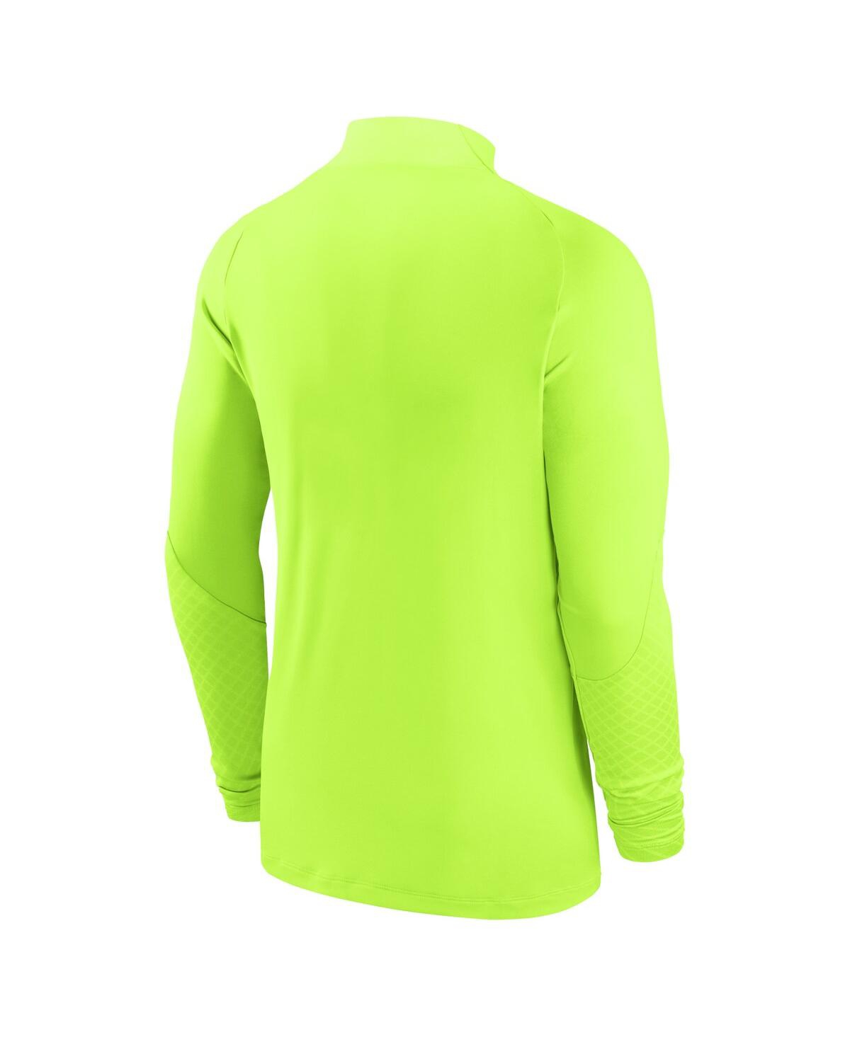 Men's NikeTottenham Hotspur Strike Drill Performance Raglan Quarter-Zip Long Sleeve Top - Yellow