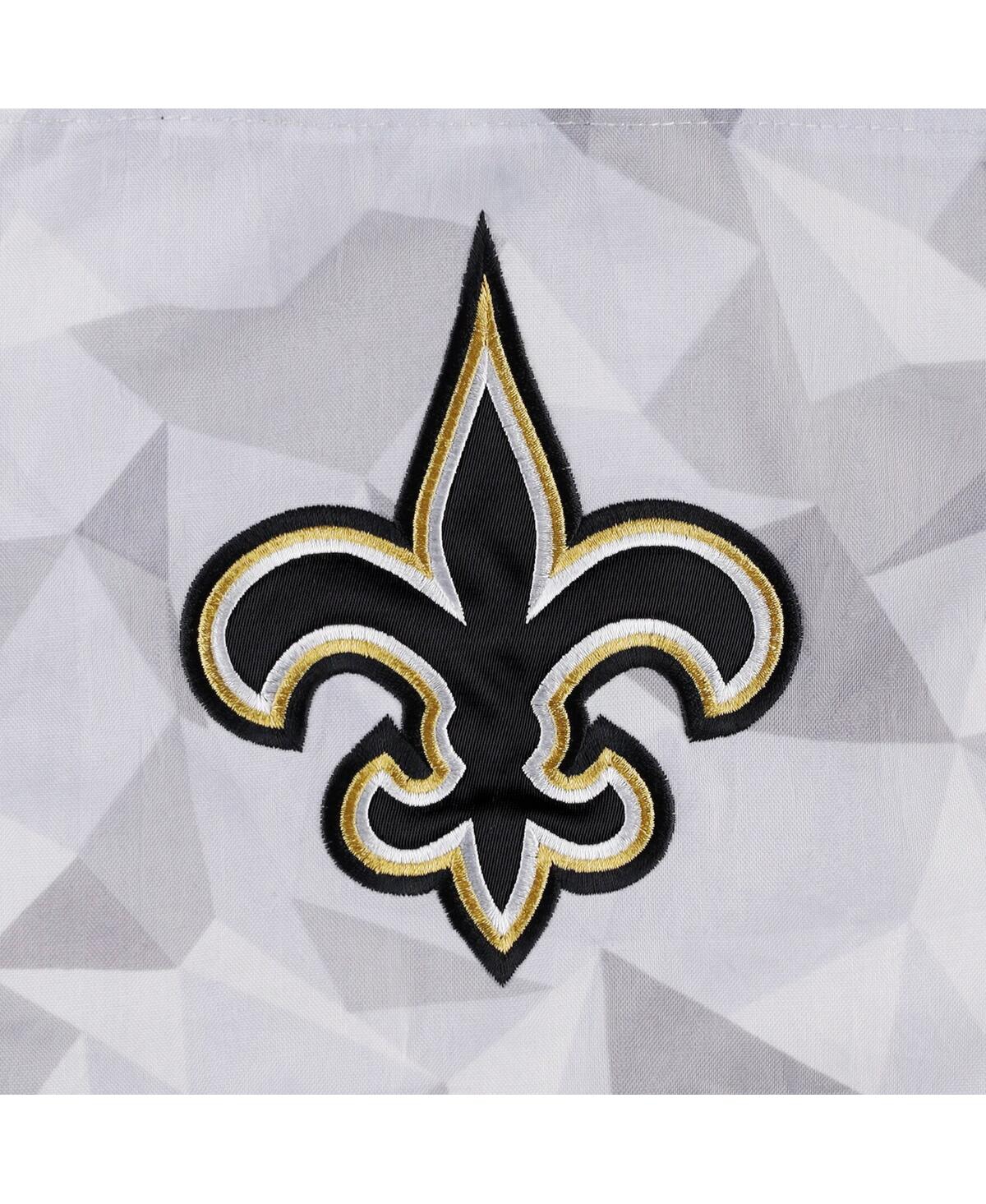 Men's Starter Black New Orleans Saints Thursday Night Gridiron Raglan Half-Zip Hooded Jacket - Black