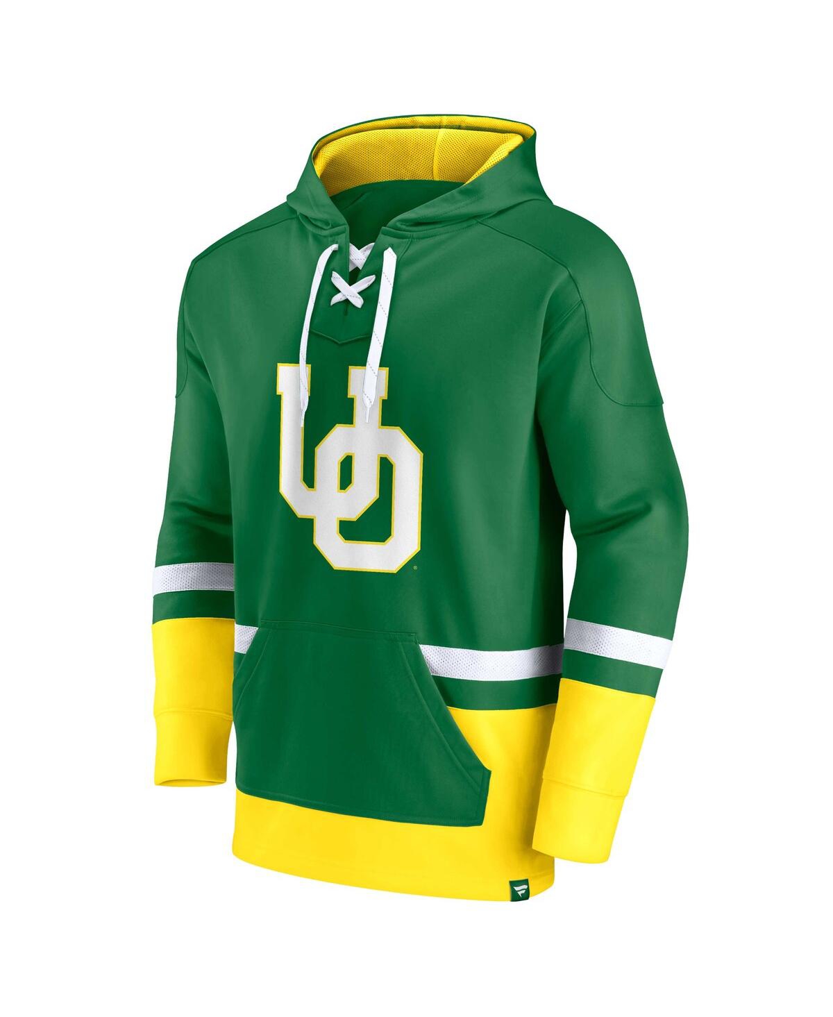 Men's FanaticsOregon Ducks First Battle Pullover Hoodie - Green