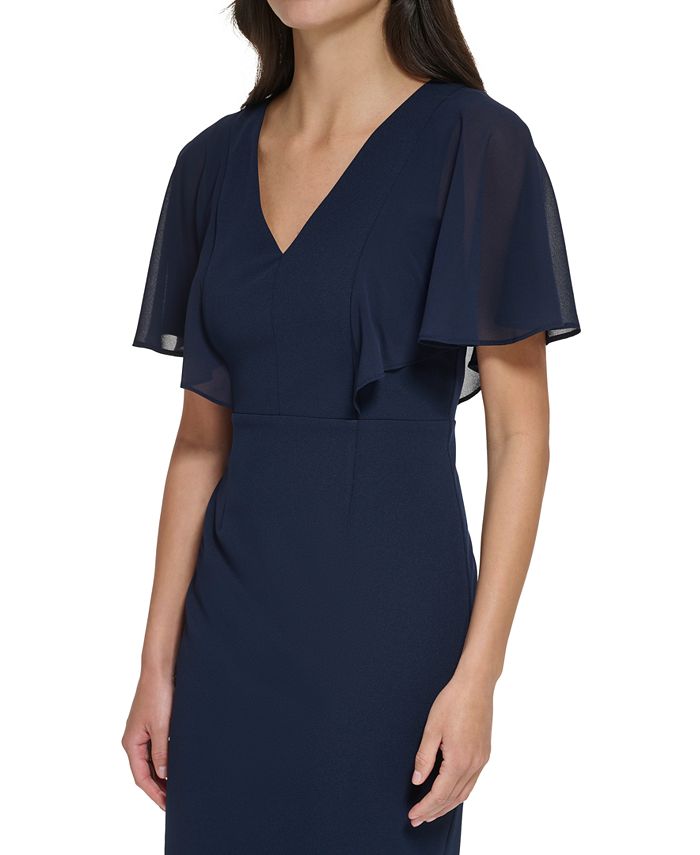 Petite flutter on sale sleeve dresses