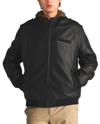 Men's Faux Leather Iconic Racer Jacket