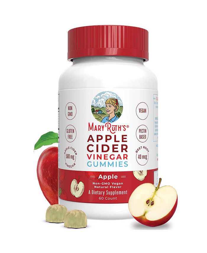 MaryRuth Organics Apple Cider Vinegar Gummies, Apple, 60ct Macy's