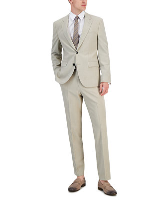 Hugo Boss Men's Modern-Fit Superflex Tan Suit Separates - Macy's