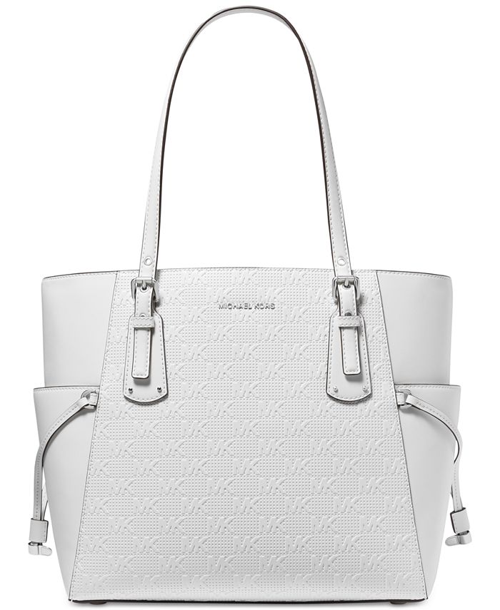 Michael Kors Signature Large Voyager East West Open Tote & Reviews -  Handbags & Accessories - Macy's