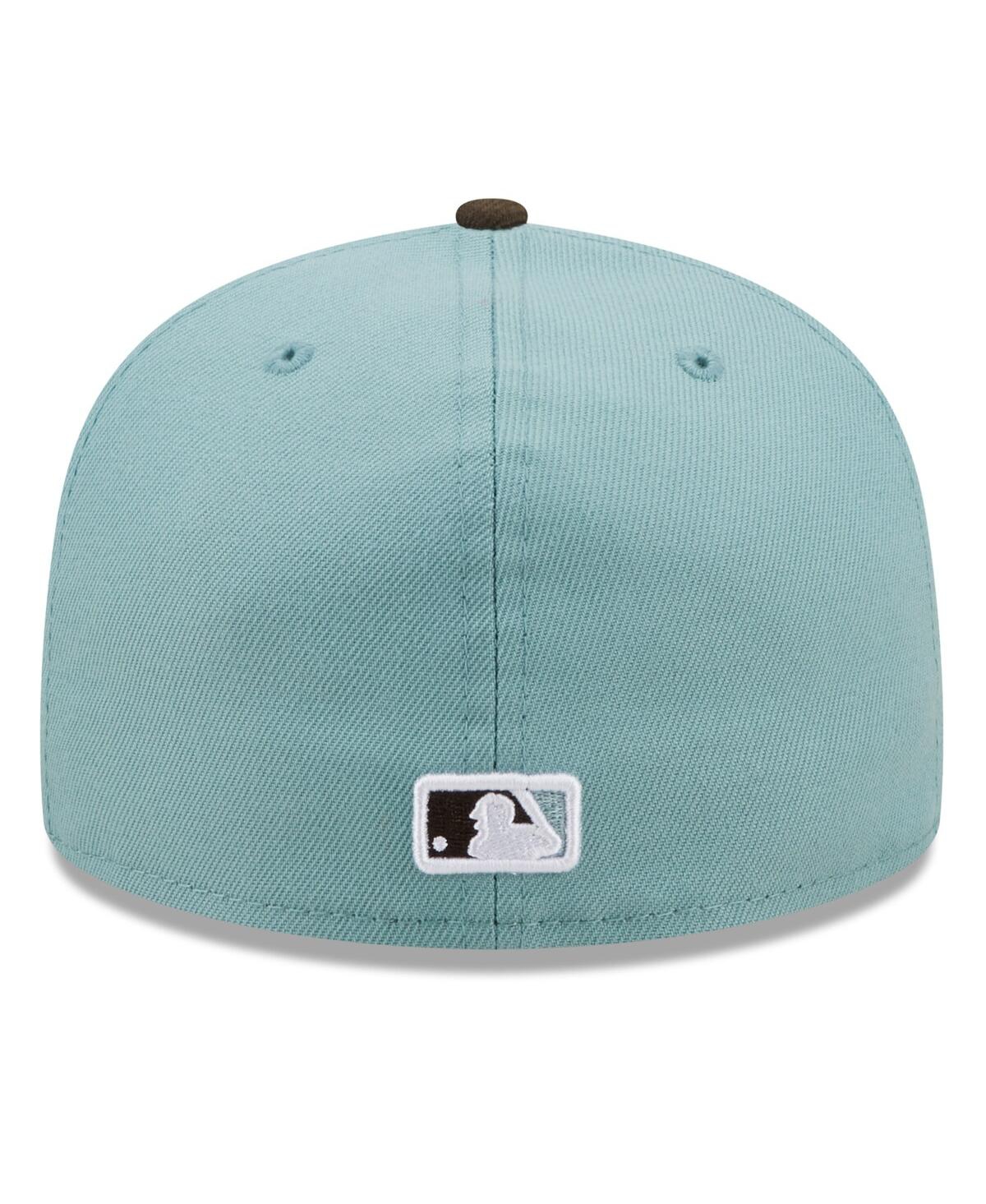 Shop New Era Men's  Light Blue, Brown Chicago White Sox 2005 World Series Beach Kiss 59fifty Fitted Hat In Light Blue,brown