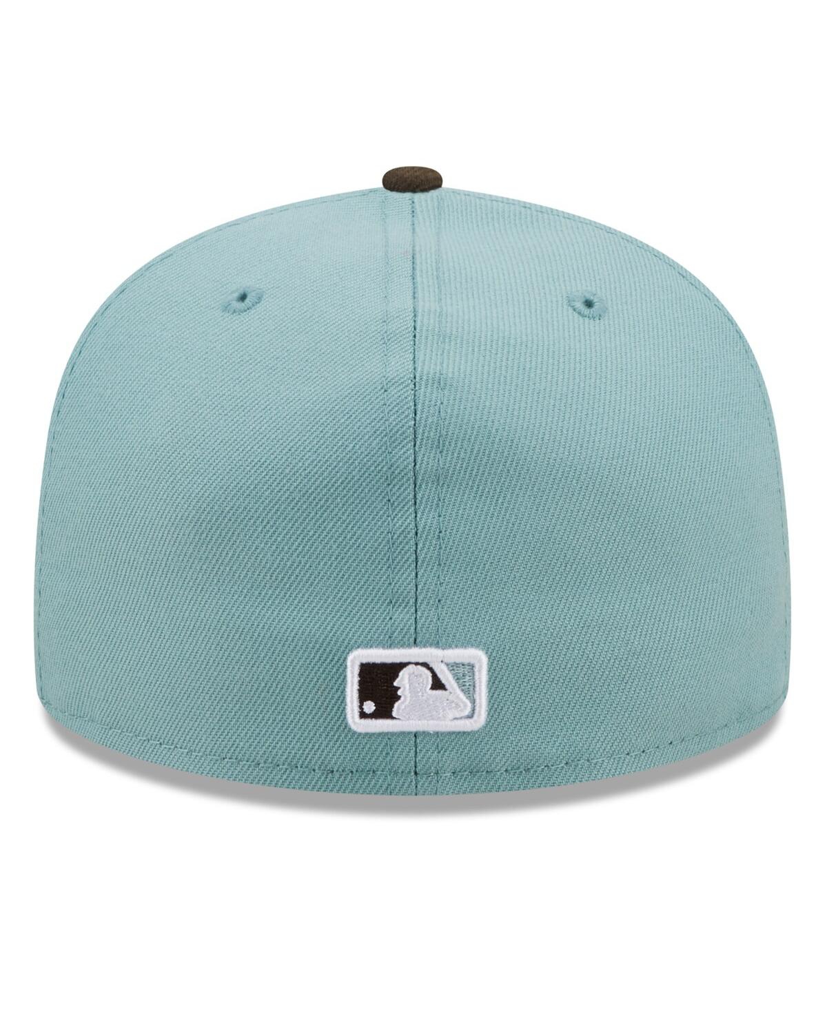 New Era Men's  Light Blue, Brown Chicago White Sox 2005 World Series Beach Kiss 59fifty Fitted Hat In Light Blue,brown