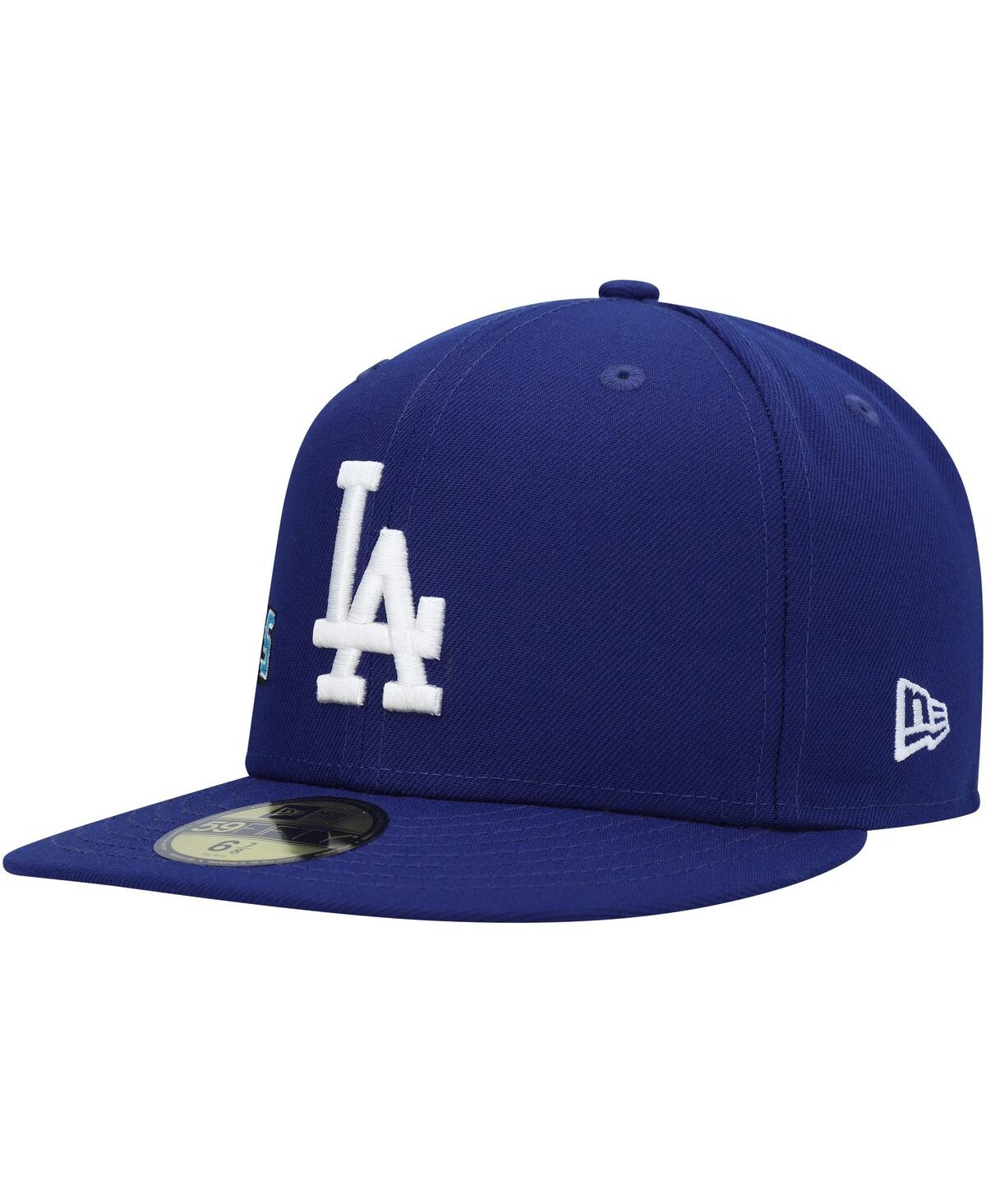 Shop New Era Men's  Royal Los Angeles Dodgers Stateview 59fifty Fitted Hat