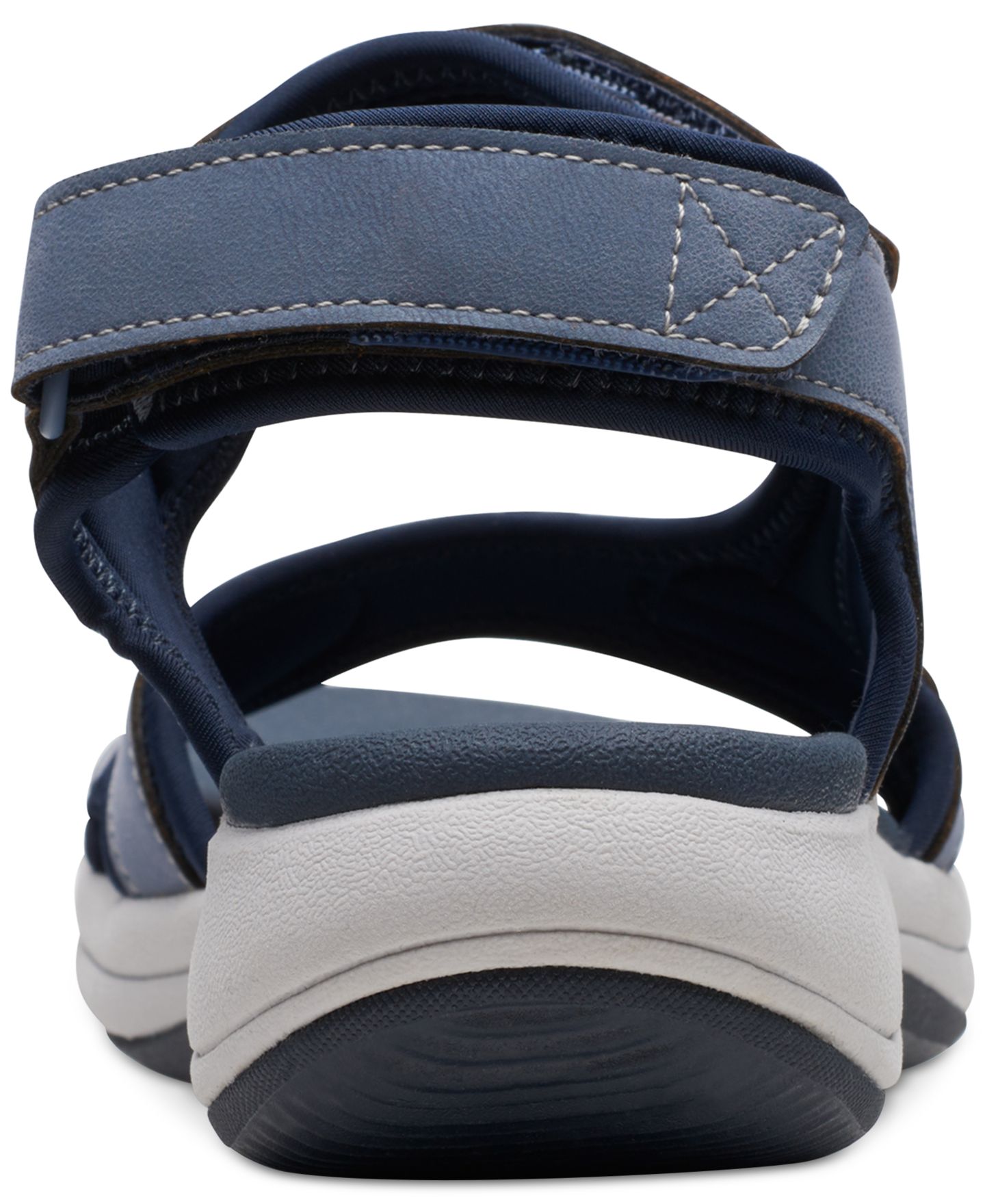 Женские сандалии Clarks Cloudsteppers Mira Bay Strappy Sport Sandals, цвет: Джинсовый синий — фото 6