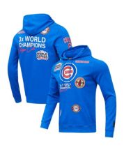 Chicago Cubs Antigua Victory Chenille Pullover Hoodie - Heather