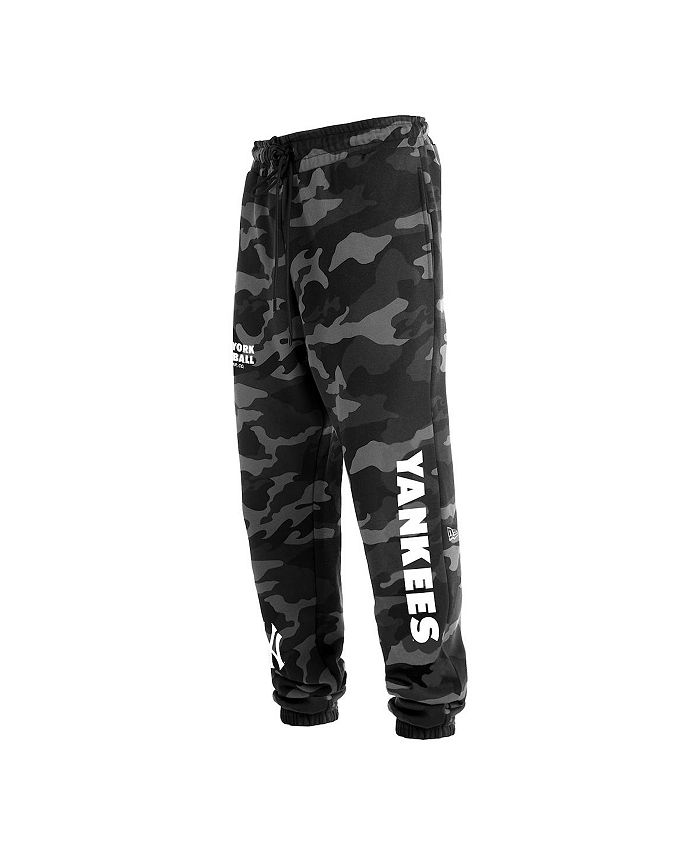 New Era Men's Black New York Yankees Camo Jogger Pants Macy's