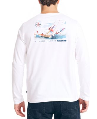 Nautica Men's Sustainably Crafted Surf 83 Graphic T-Shirt - Classic Fit Cotton Jersey