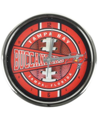 Memory Company - Tampa Bay Buccaneers Chrome Clock