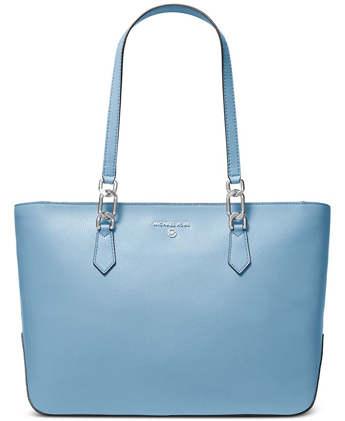 Michael Kors Laney Medium Leather Top Zip Tote Bag & Reviews - Handbags &  Accessories - Macy's