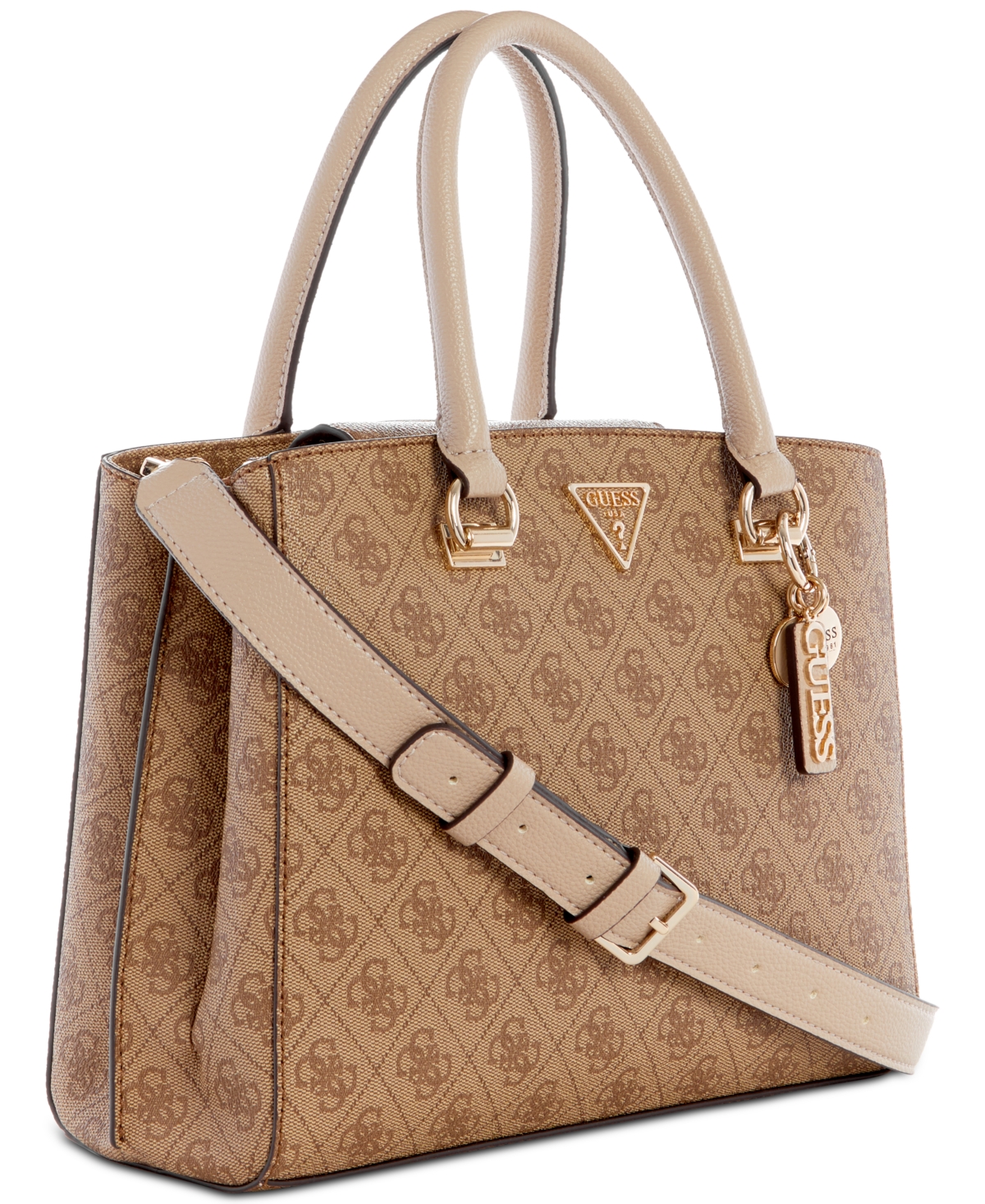 Guess Noelle Girlfriend Medium 4G Basique Monogram Satchel