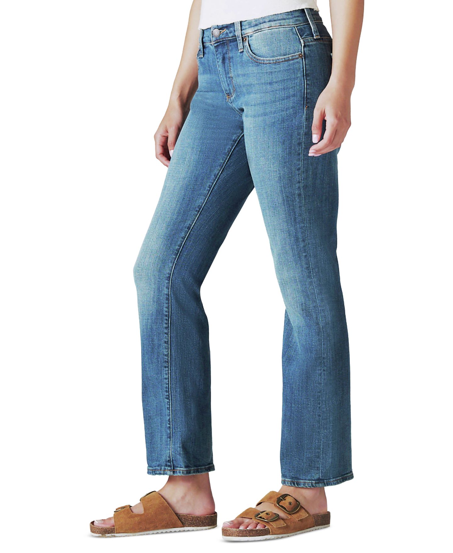 Женские джинсы Lucky Brand Knd Easy Rider Boot Denim Pants, цвет: Tanzanite — фото 3