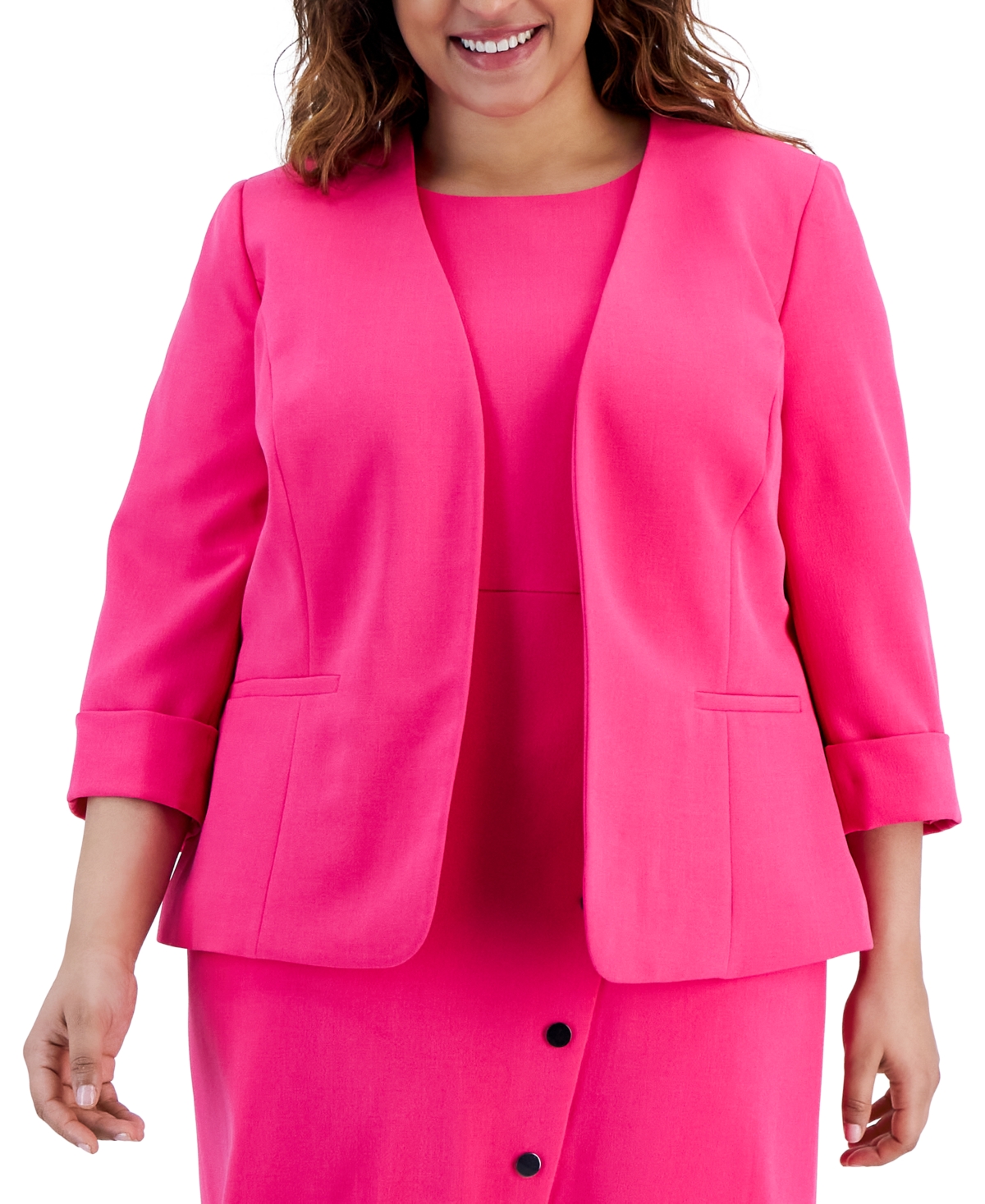 Kasper pink blazer hotsell