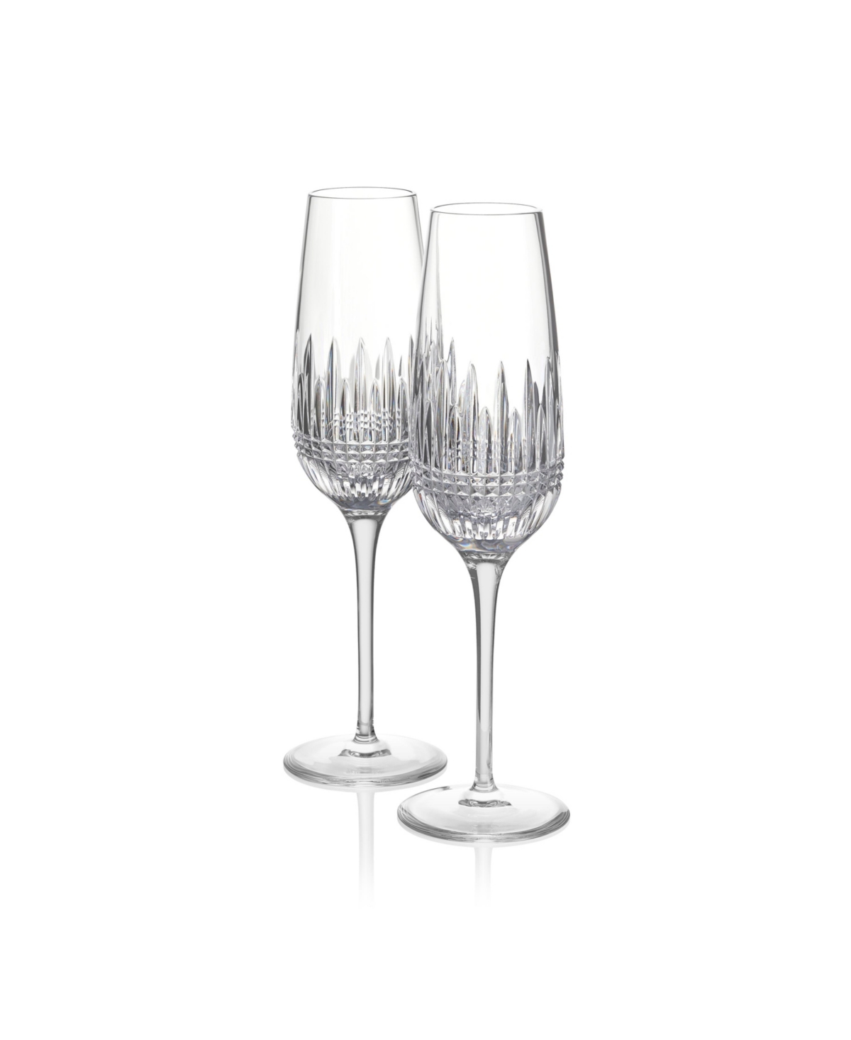 Waterford Lismore Diamond Essence Flute 10.5oz, Set Of 2 In Clear