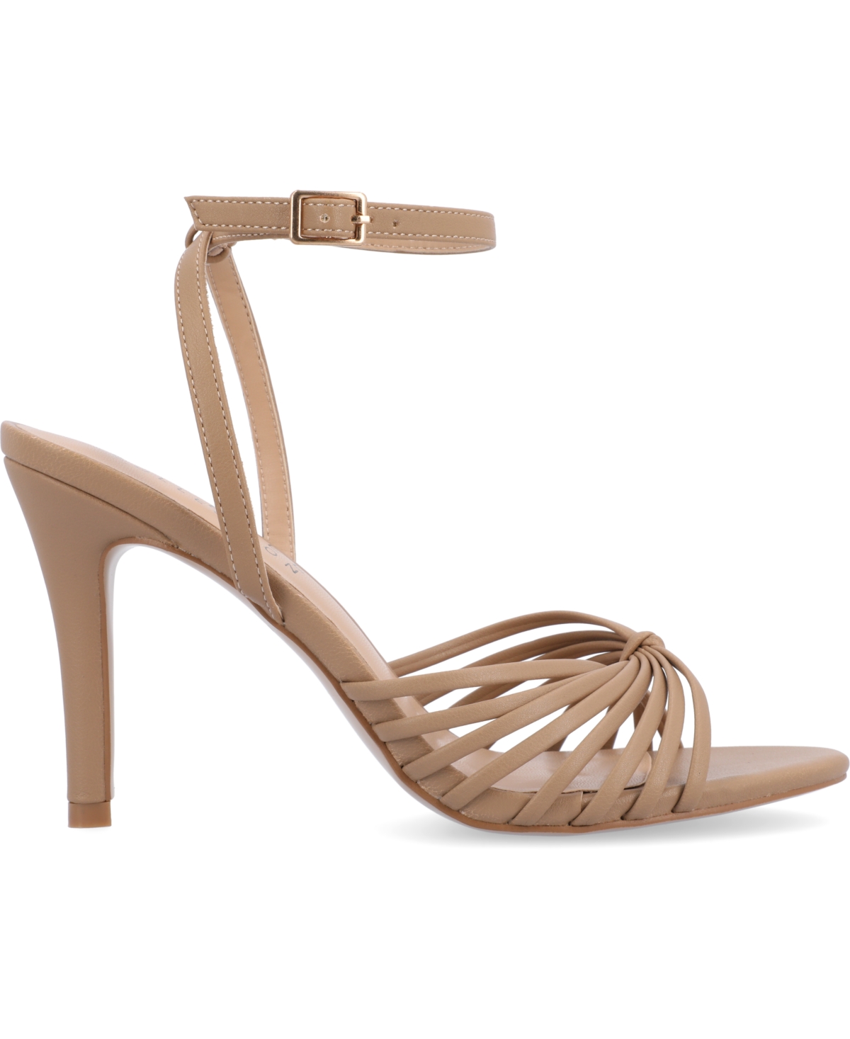 Journee Collection Vanita Stiletto Sandal In Taupe
