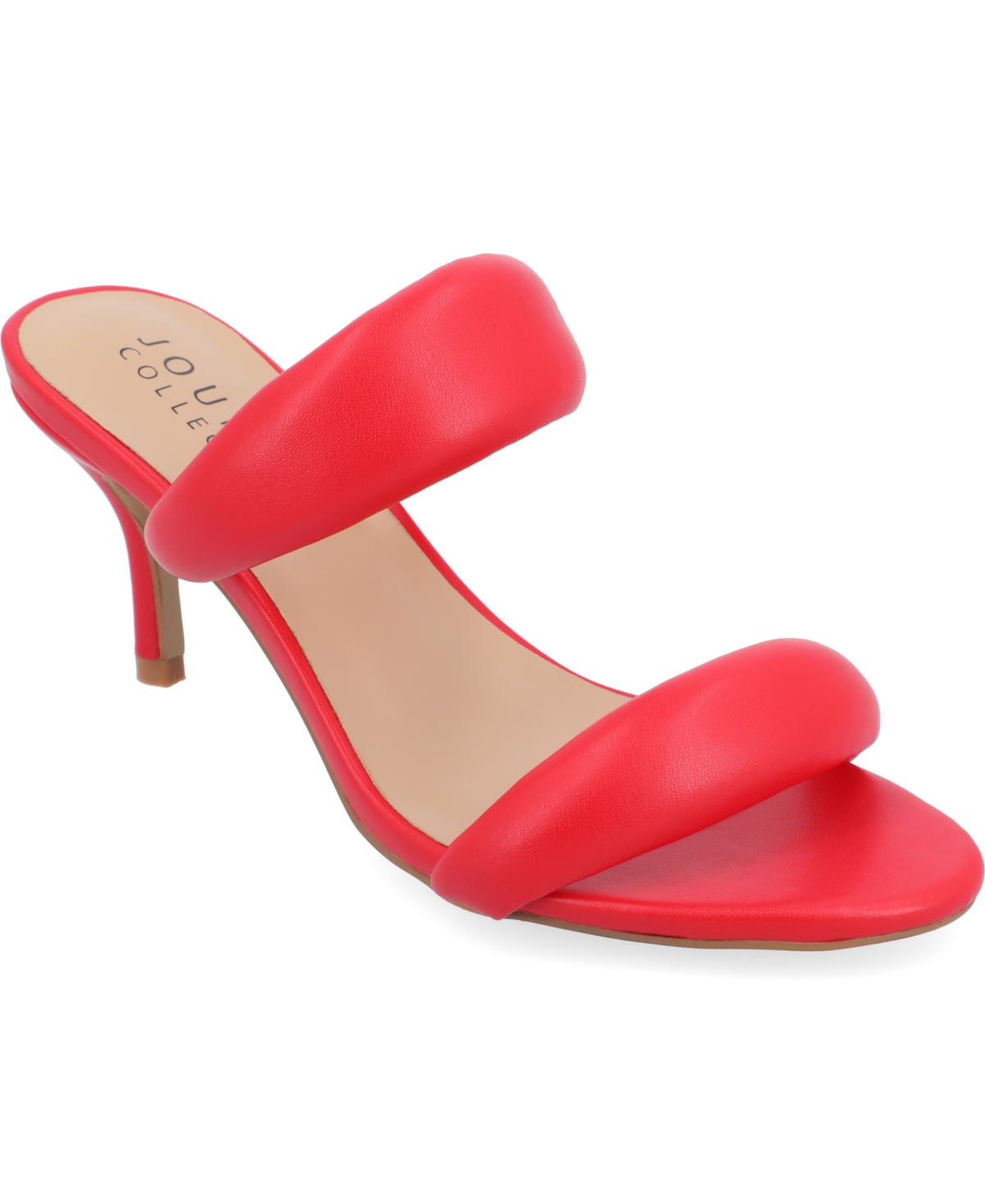 Journee Collection Women's Mellody Puff Heels In Red