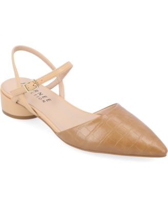Women's Brynn Block Heel Pointed Toe Flats