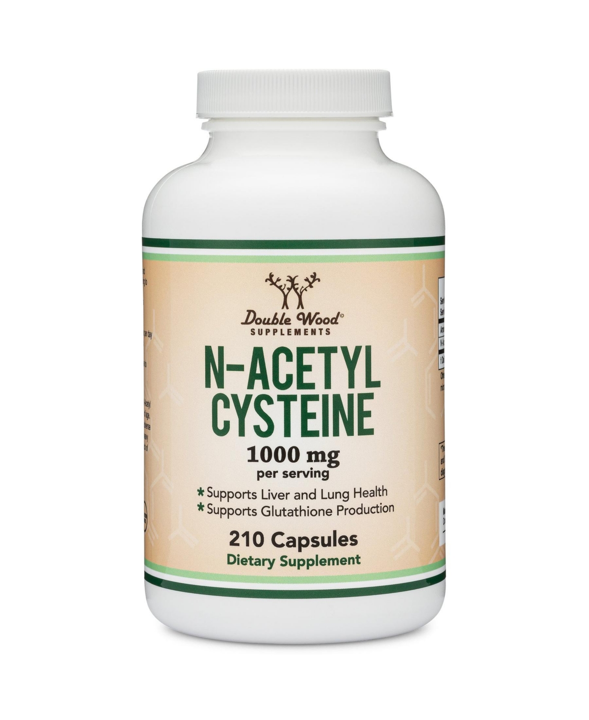 N-Acetyl Cysteine - 210 capsules, 1000 mg servings
