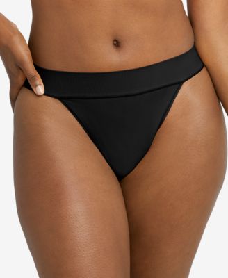 Maidenform - Women's Pure Comfort&reg; Seamless Hi-Leg Thong Underwear