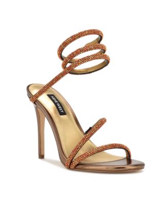 Women's Maskil Ankle Wrap Stiletto Dress Sandals