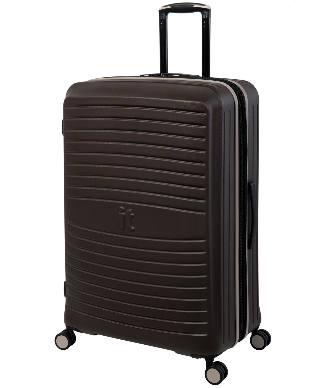 It Luggage 19" Hardside 8-wheel Expandable Spinner Carry-on Luggage In Coffee Bean