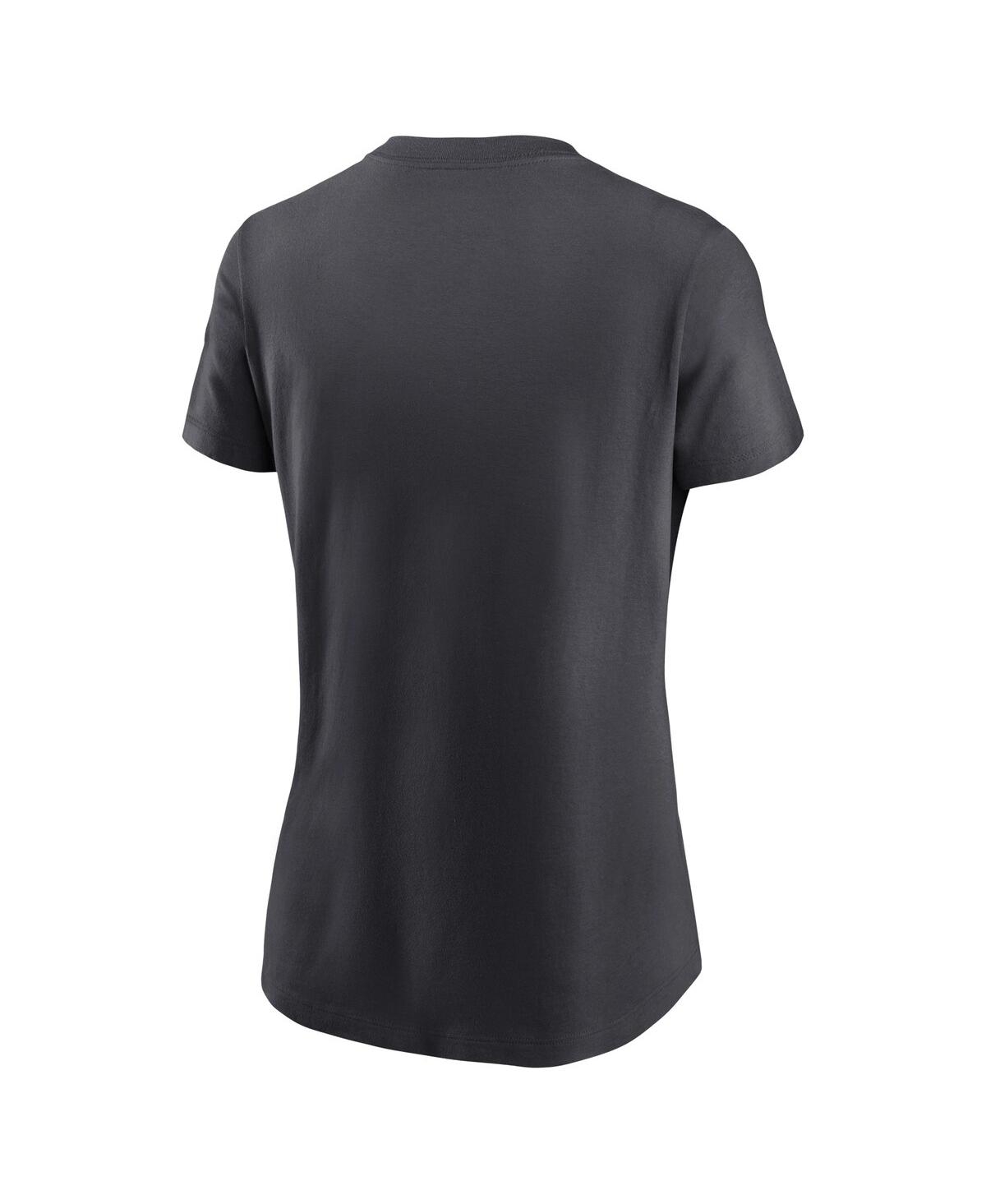 Nike Women's  Anthracite New York Giants 2022 Nfl Playoffs T-shirt In Anthracite