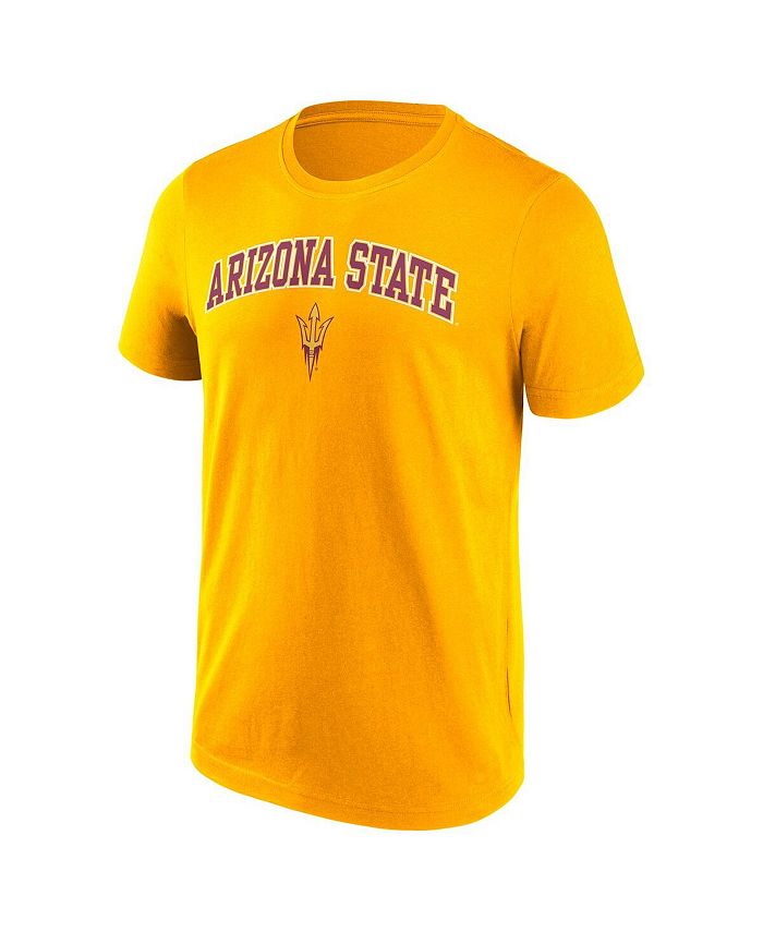 Fanatics Men's Branded Gold Arizona State Sun Devils Campus 2.0 Tshirt