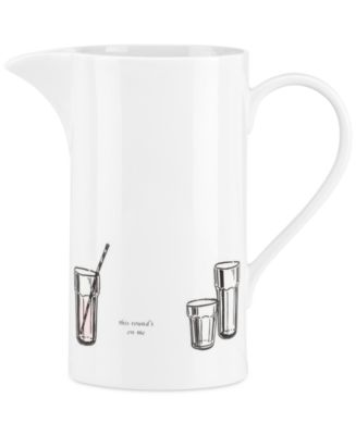 kate spade new york Concord Square Cause a Stir Pitcher - Macy's