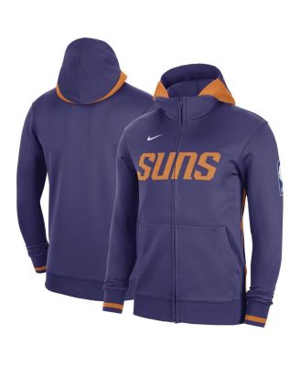Men's Purple Phoenix Suns Authentic Showtime Performance Full-Zip Hoodie
